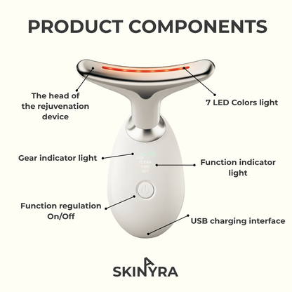 SKINAYRA EMS Facial & Neck Massager Device